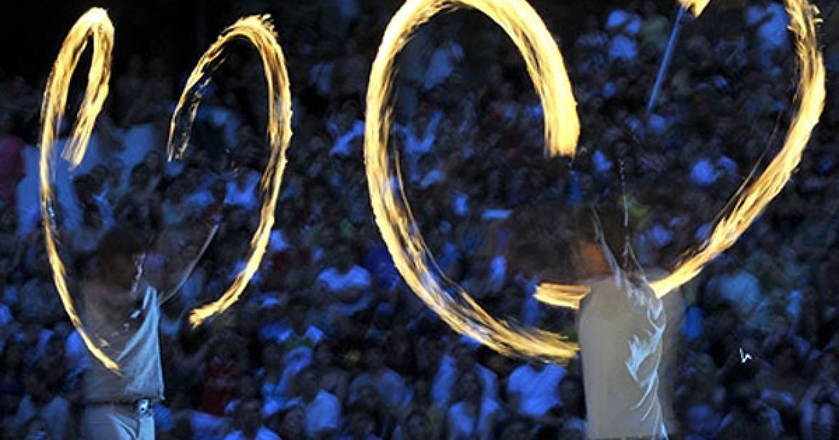 У Києві пройшов 4-ий міжнародний фестиваль вогню "Kiev Fire Fest 2010" / © AFP