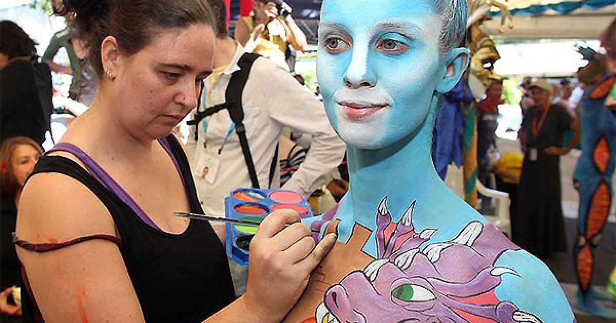 Фестиваль "Australian Body Art Carnivale" проводять вже третій раз / © Getty Images/Fotobank