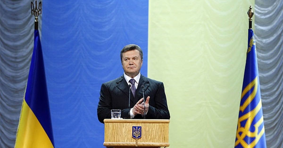 Обращение Виктора Януковича к народу