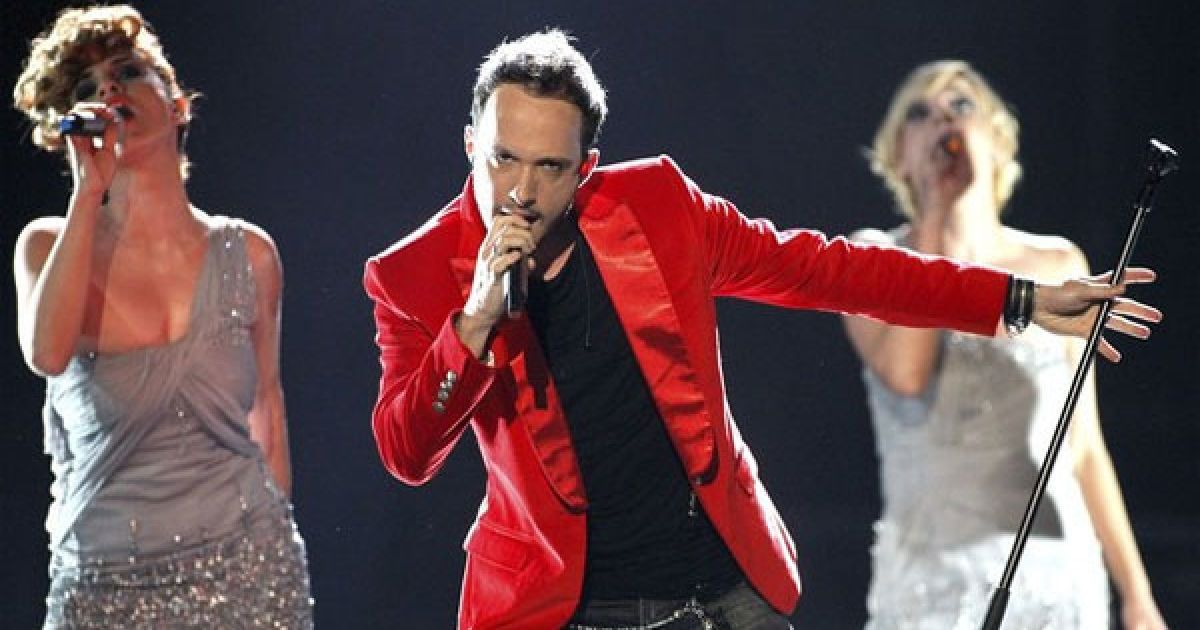 Вукасін Бражич (Боснія і Герцоговина) з піснею "Thunder And Lightning" / © Getty Images/Fotobank