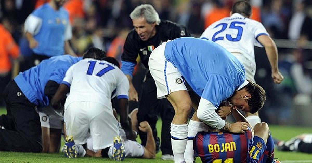 Міланський "Інтер" став другим фіналістом Ліги чемпіонів 2009/2010. / © AFP