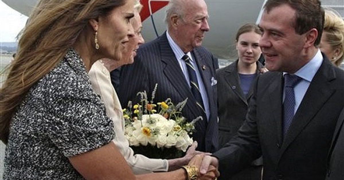 Президент Росії Дмитро Мєдвєдєв перебуває у США з "інноваційним візитом". / © AFP