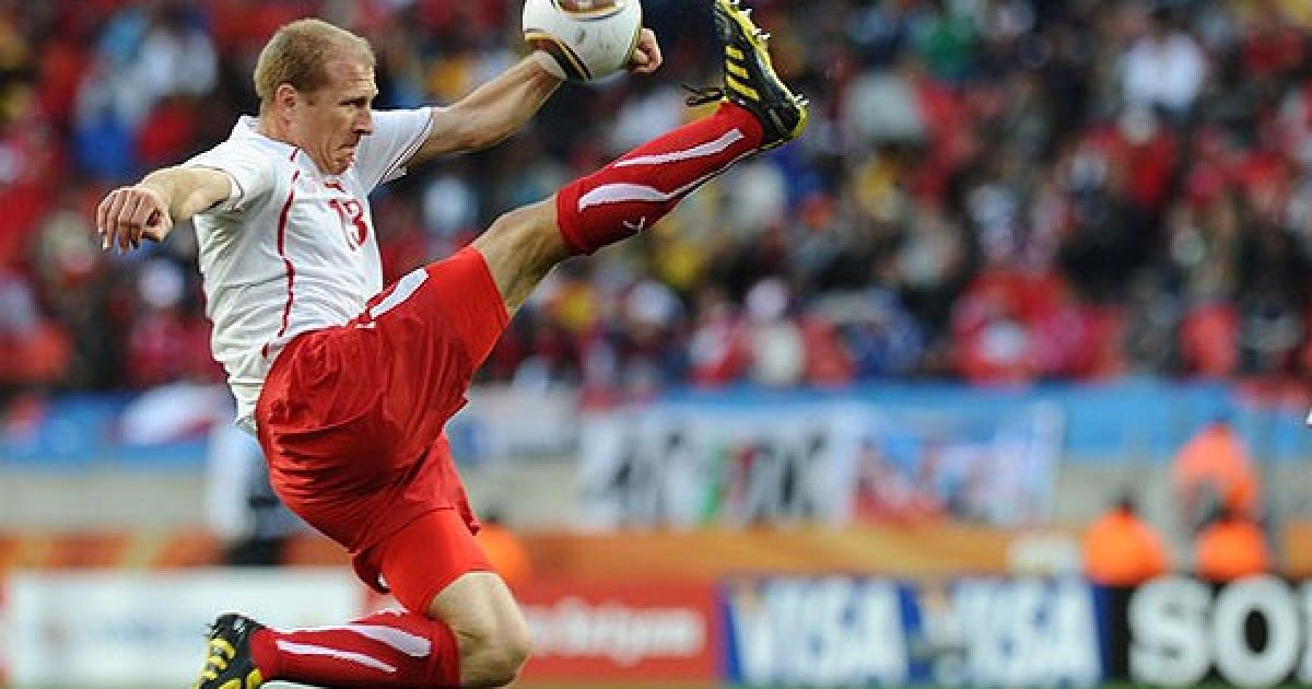 Збірна Чилі перемогла Швейцарію у другому турі Чемпіонату світу з мінімальним рахунком 1:0. / © Getty Images/Fotobank