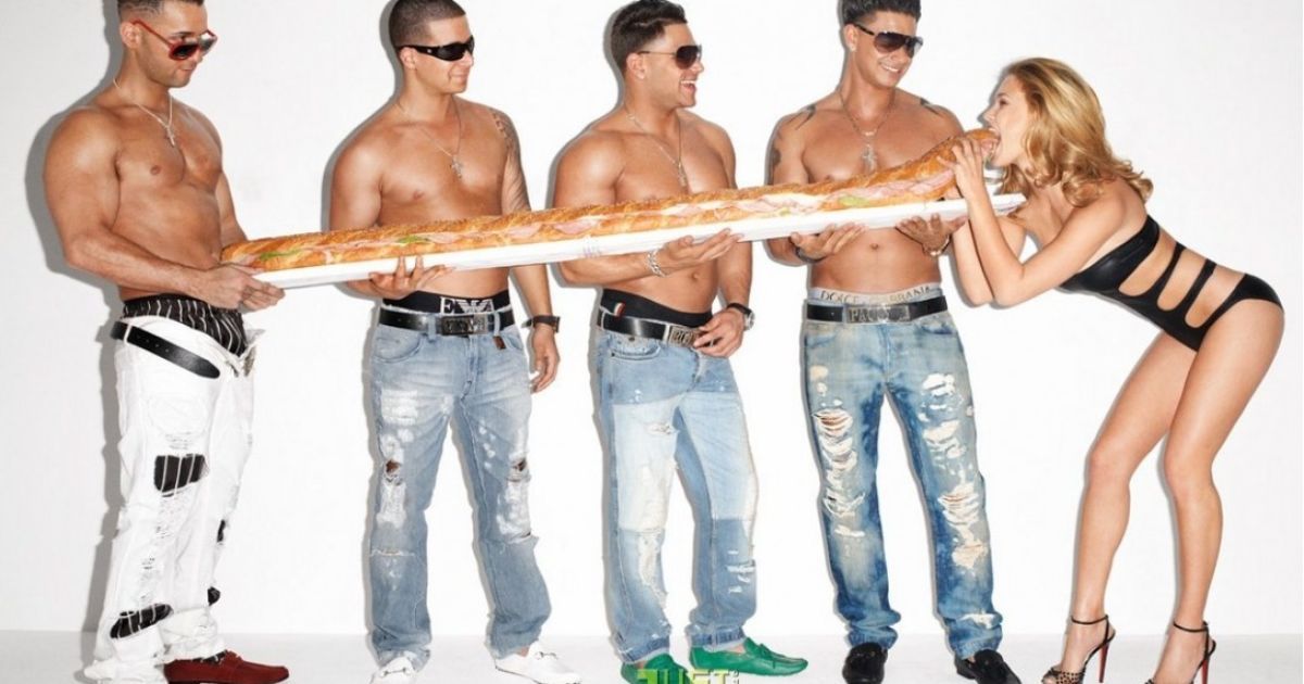 Бар Рафаелі з учасниками реаліті-шоу Jersey Shore