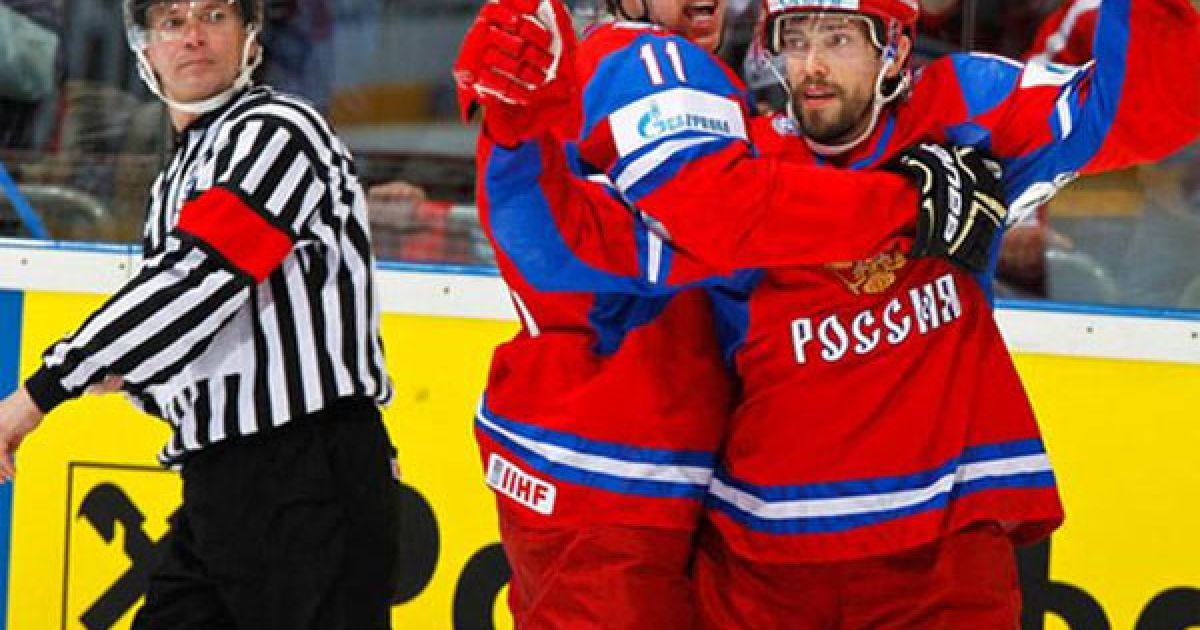 Росія розгромила Канаду на чемпіонаті світу з хокею з рахунком 5:2 і вийшла у півфінал. / © daylife.com