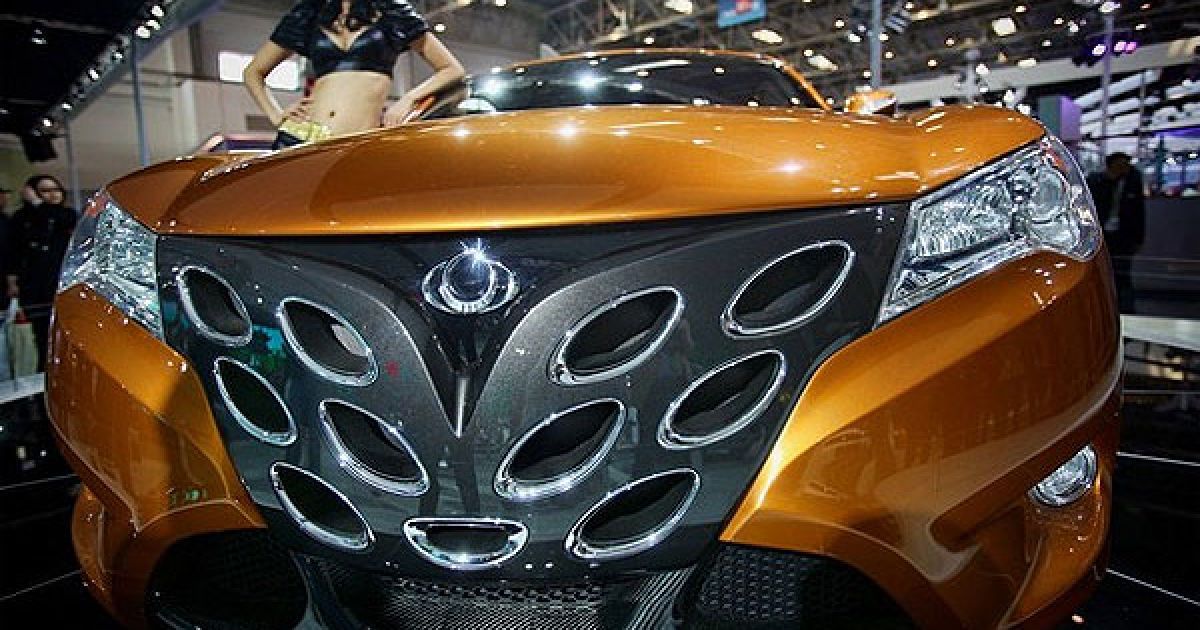 Радіатор китайського концепт-кара Gleagle G5 від Geely / © Getty Images/Fotobank