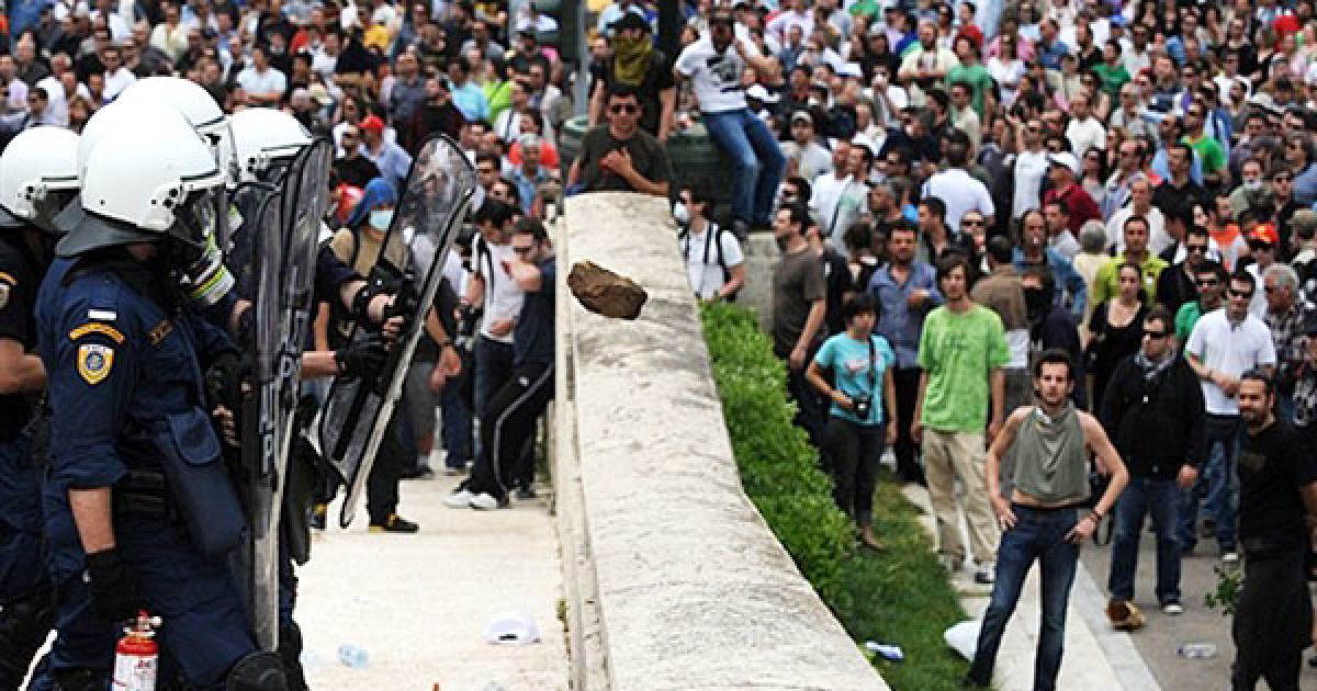 Масові мітинги і заворушення у Греції / © AFP