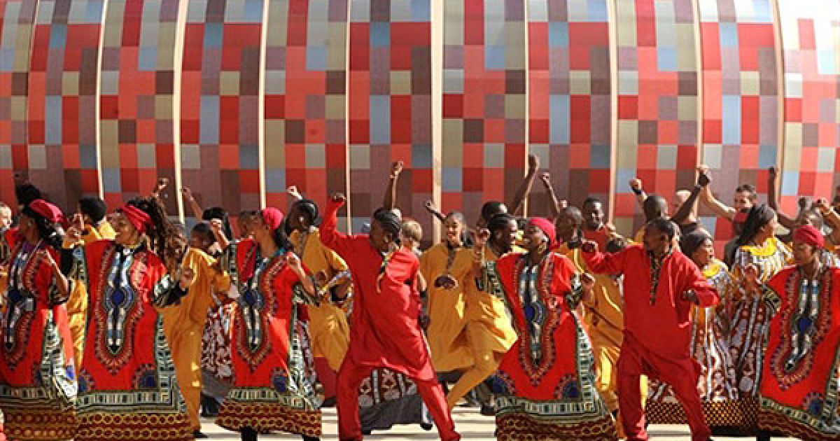 Церемонія відкриття Чемпіонату світу з футболу 2010 у Йоганнесбурзі. / © AFP