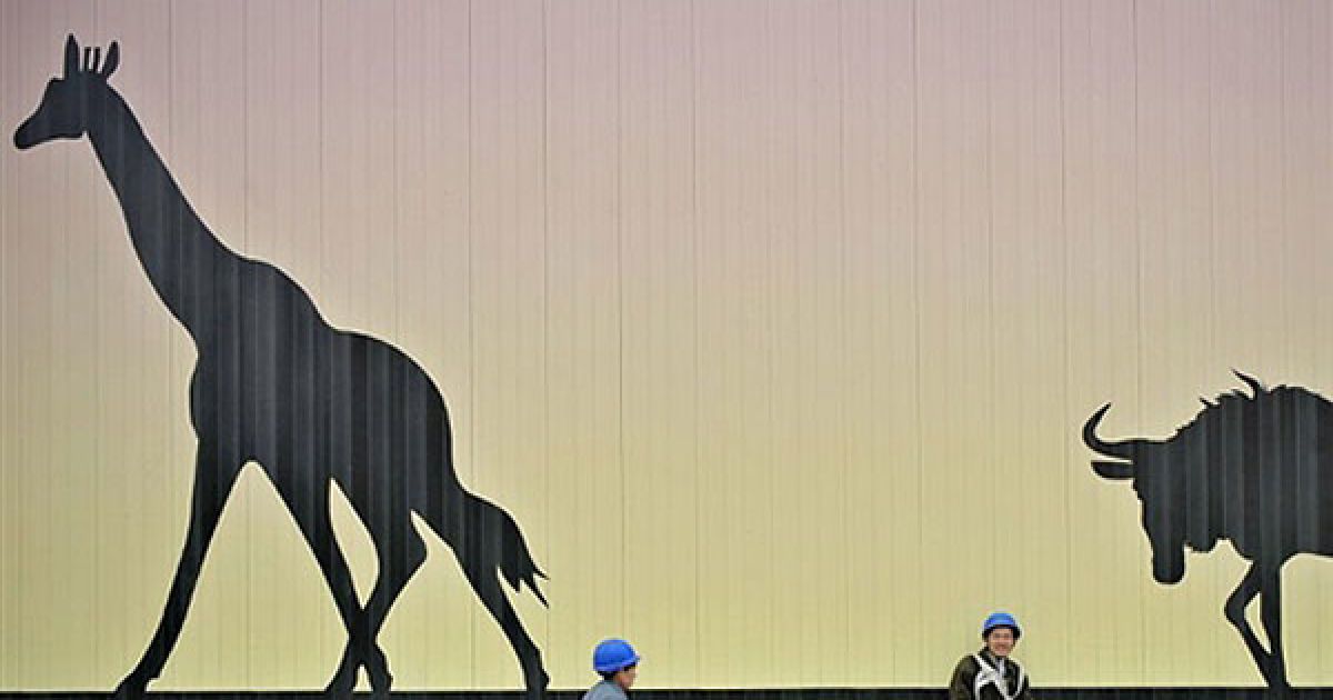 Стіни африканського павільйону на "Shanghai Expo 2010" / © AFP