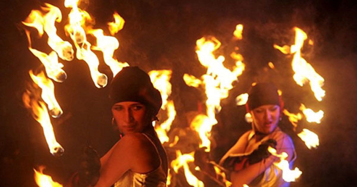 У Києві пройшов 4-ий міжнародний фестиваль вогню "Kiev Fire Fest 2010"