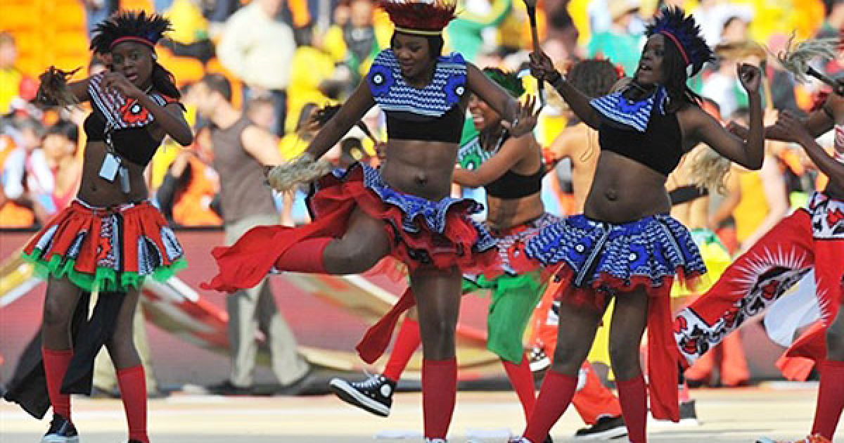 Церемонія відкриття Чемпіонату світу з футболу 2010 у Йоганнесбурзі. / © AFP