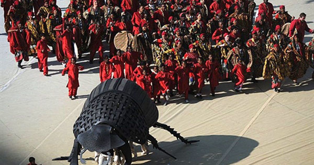 Церемонія відкриття Чемпіонату світу з футболу 2010 у Йоганнесбурзі. / © AFP