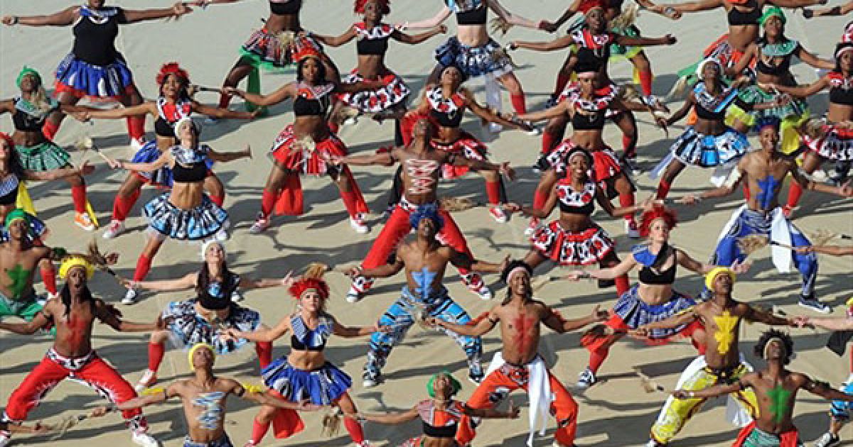 Церемонія відкриття Чемпіонату світу з футболу 2010 у Йоганнесбурзі. / © AFP