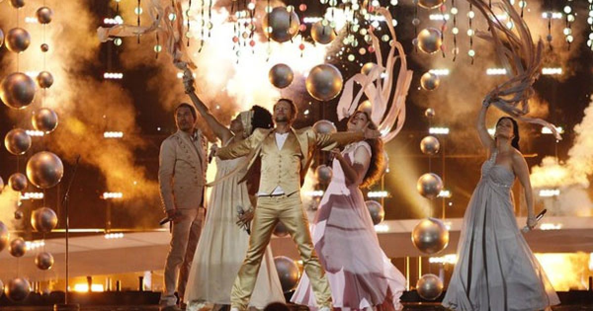 Майкл вон дер Хейде (Швейцарія) з піснею "Il Pleut de L'Or" / © daylife.com