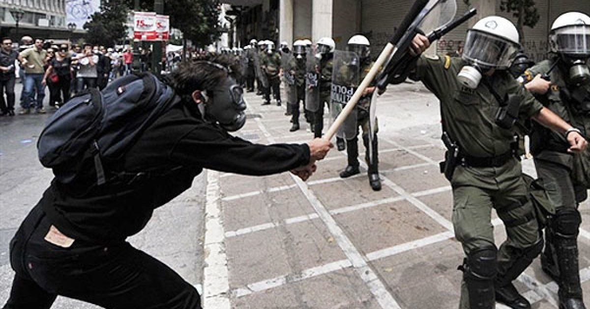 Масові мітинги і заворушення у Греції / © AFP