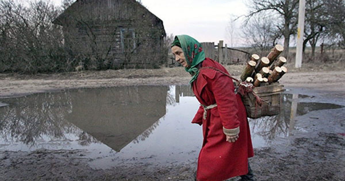 Білорусь, село Новоселки, 30-км зона. / © AFP