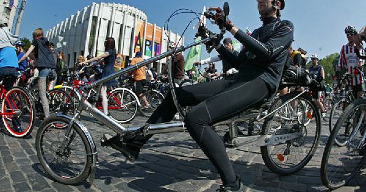 В Україні провели всеукраїнську акцію "Велодень-2010". / © УНІАН