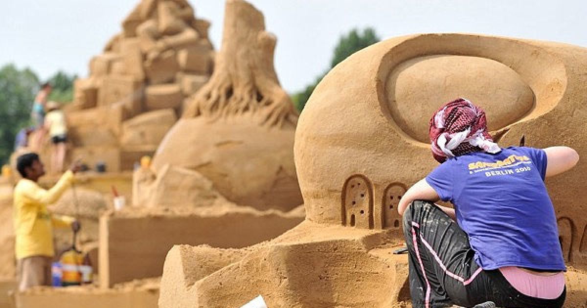 У Берліні розпочався один з найбільших міжнародних фестивалів піщаної скульптури Sandsation. / © bigpicture.ru