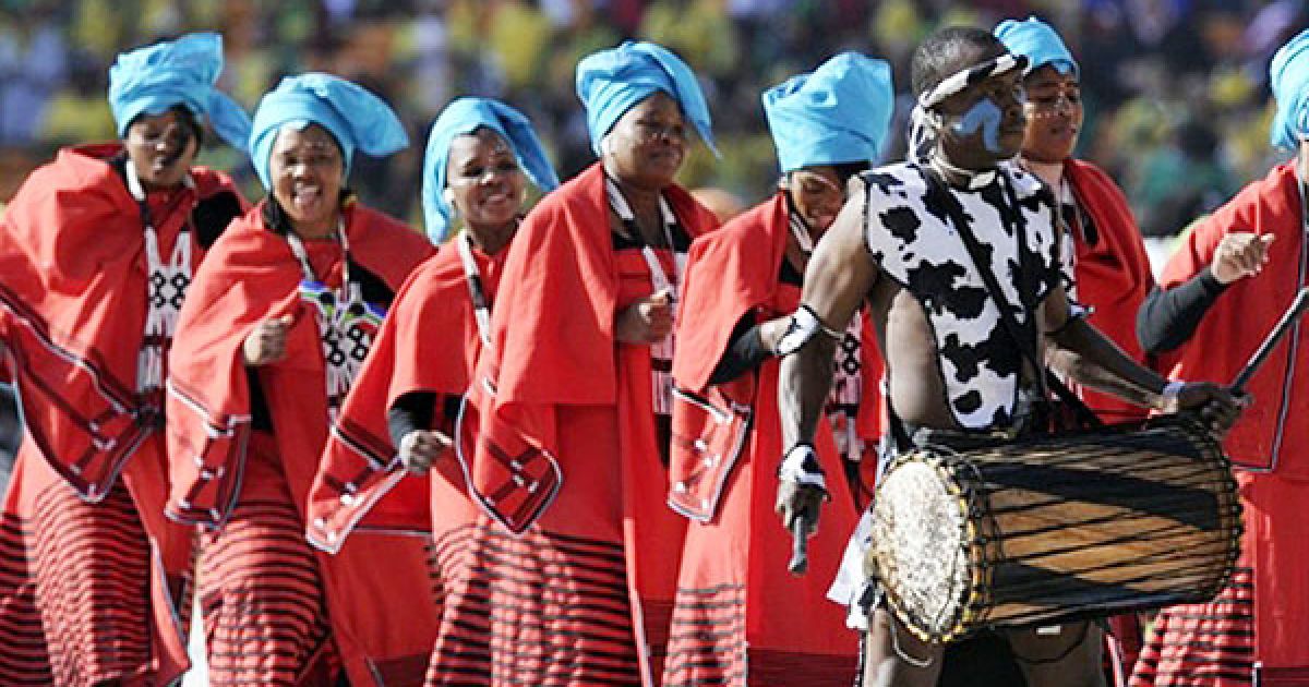 Церемонія відкриття Чемпіонату світу з футболу 2010 у Йоганнесбурзі. / © AFP