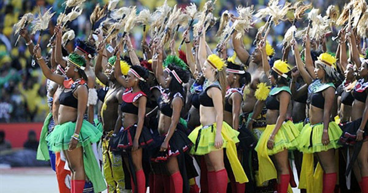 Церемонія відкриття Чемпіонату світу з футболу 2010 у Йоганнесбурзі. / © AFP