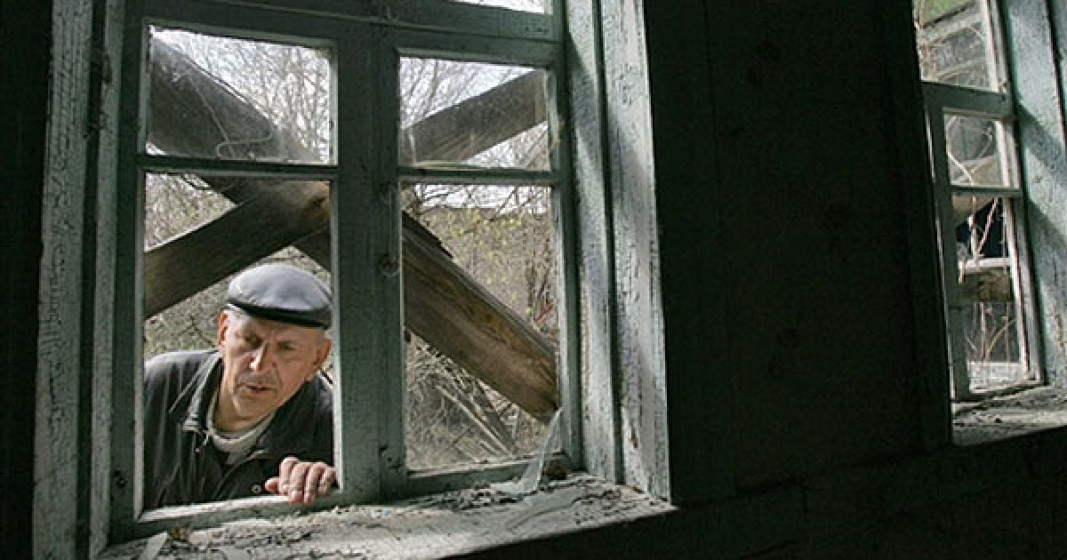 Білорусь, село Оревичі, 30-км зона. / © AFP