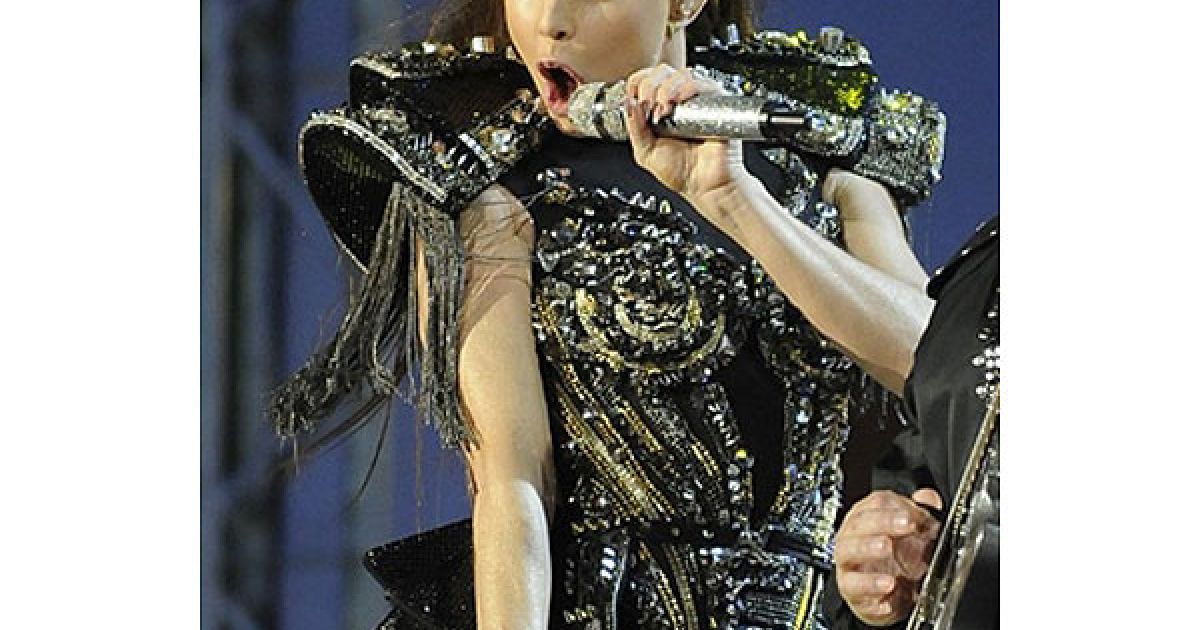 Виступ гурту "The Black Eyed Peas" / © AFP