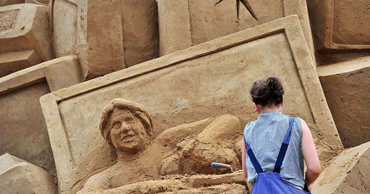 Фестиваль Sandsation, який стартував у Берліні 9 червня, вважають одним з найбільших міжнародних фестивалів піщаної скульптури. / © bigpicture.ru