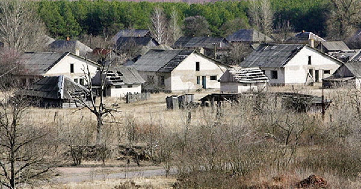 Білорусь, село Тулговичі. До аварії на ЧАЕС у Тілговичах мешкало більше 2 тисяч людей. / © AFP