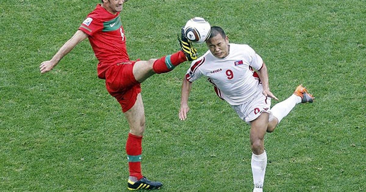 Збірна Португалії розгромила збірну КНДР з рахунком 7:0 у другому турі Чемпіонату світу з футболу. / © daylife.com