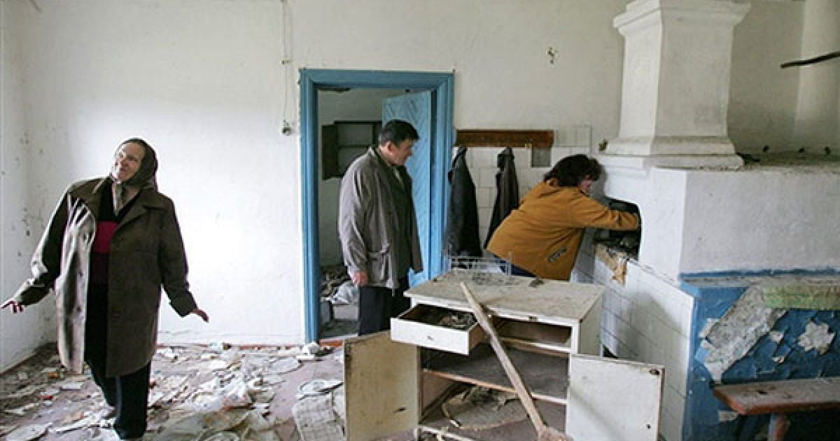 Білорусь, село Оревичі, 30-км зона. / © AFP