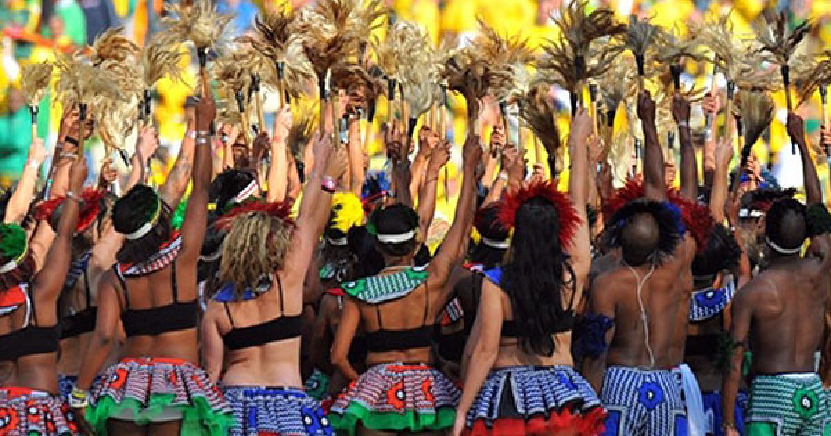 Церемонія відкриття Чемпіонату світу з футболу 2010 у Йоганнесбурзі. / © AFP