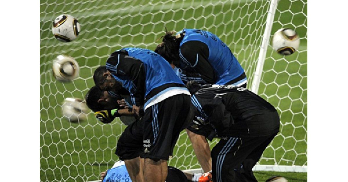 Тренування збірної Аргентини у Преторії. / © AFP