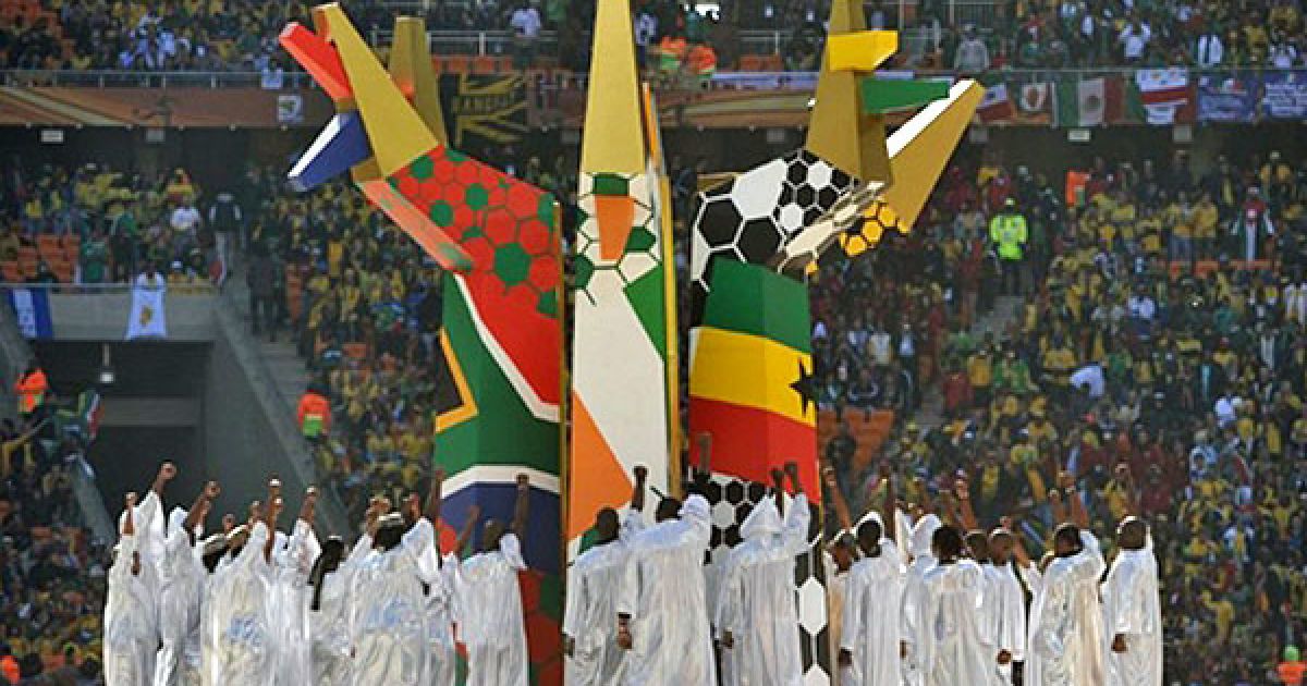 Церемонія відкриття Чемпіонату світу з футболу 2010 у Йоганнесбурзі. / © AFP