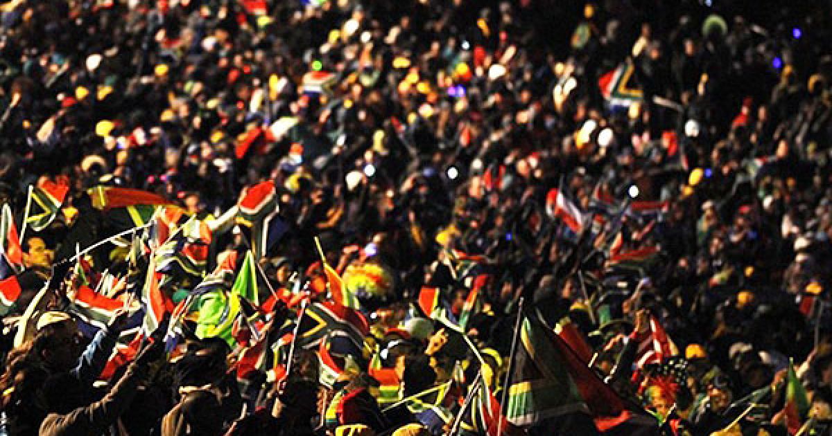 У Йоганнесбургу провели генеральну репетицію церемонії відкриття Чемпіонату світу з футболу 2010 / © AFP