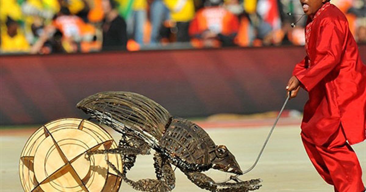 Церемонія відкриття Чемпіонату світу з футболу 2010 у Йоганнесбурзі. / © AFP