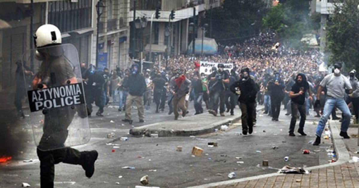 Масові мітинги і заворушення у Греції / © AFP
