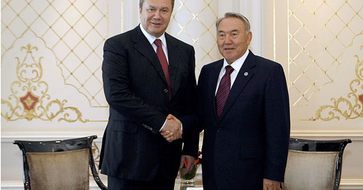 Зустріч президента України Віктора Януковича і президента Казахстану Нурсултана Назарбаєва. / © President.gov.ua