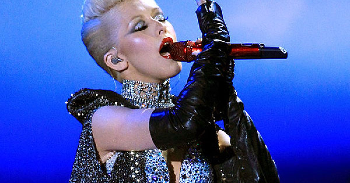 Виступ крістіни Агілери на церемонії вручення MTV Movie Awards 2010 у Нью-Йорку / © Getty Images/Fotobank
