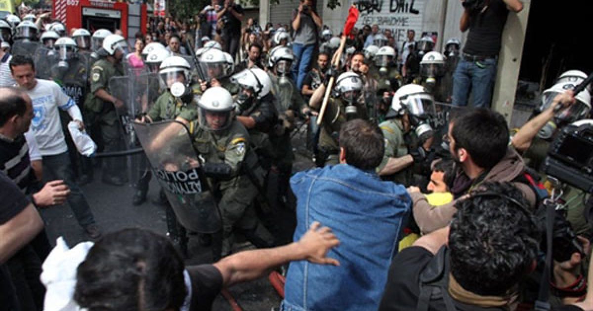 Масові мітинги і заворушення у Греції / © AFP