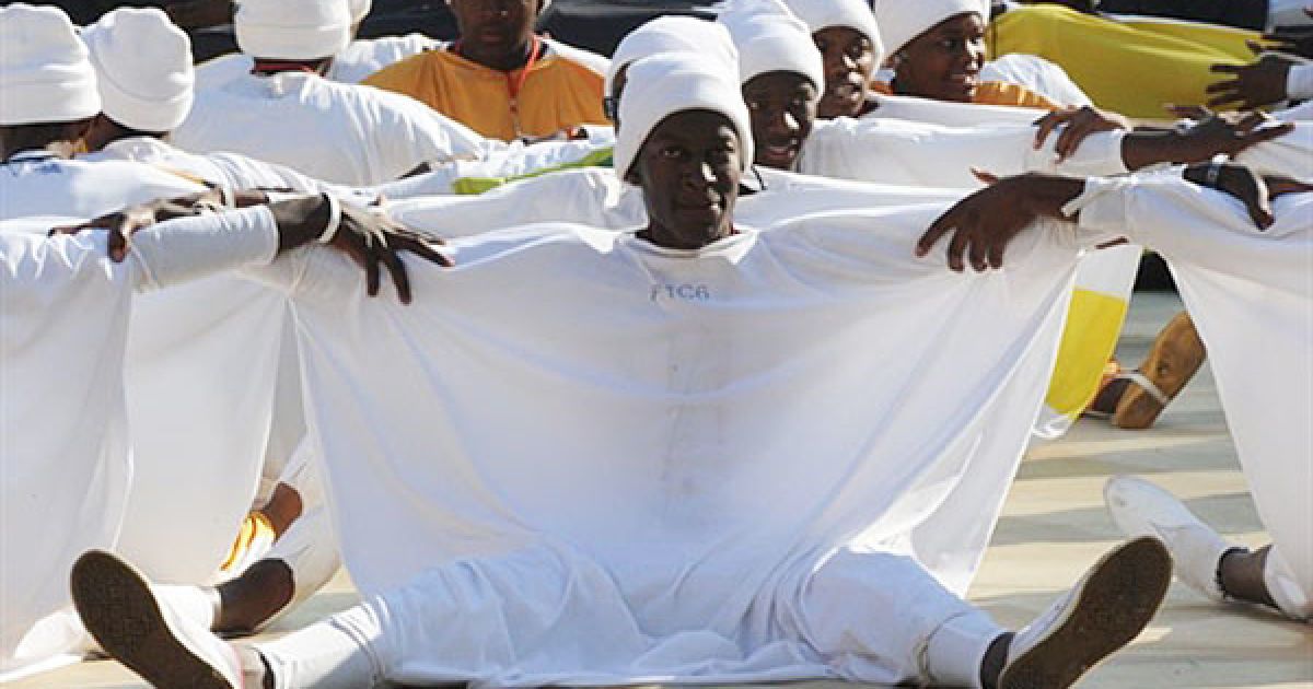 Церемонія відкриття Чемпіонату світу з футболу 2010 у Йоганнесбурзі. / © AFP