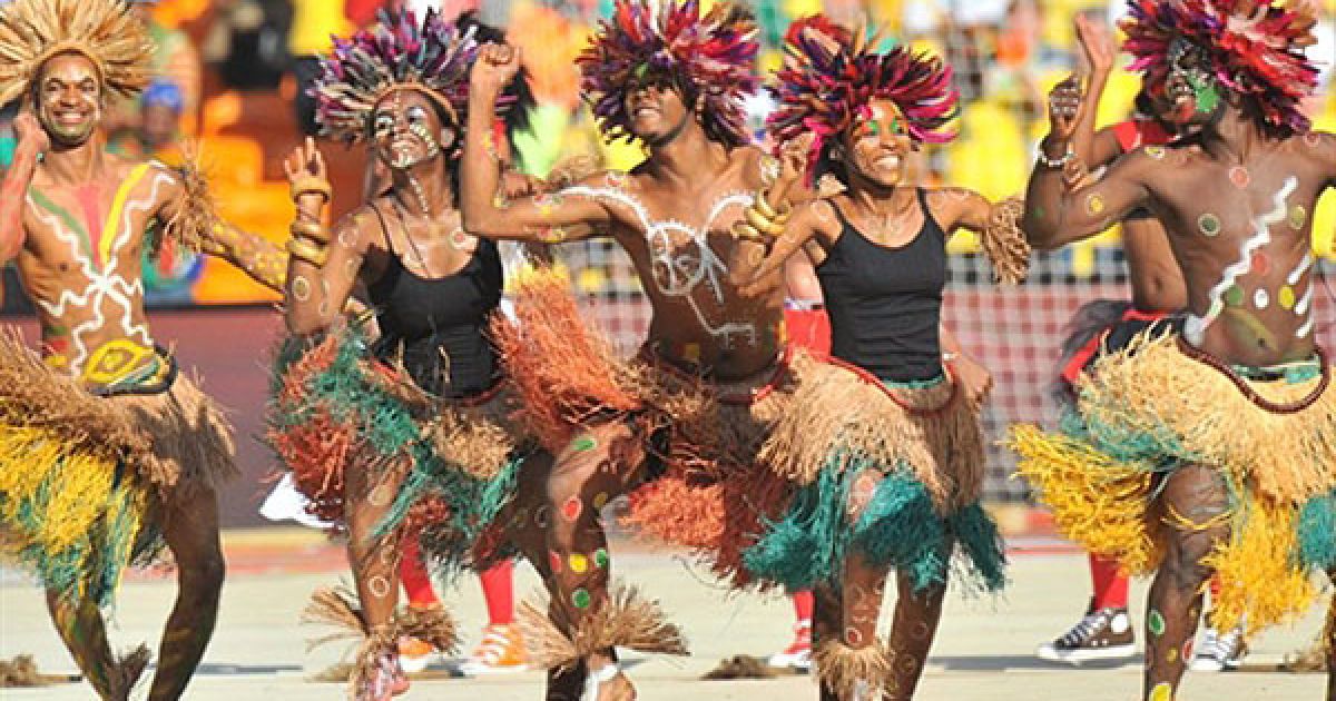 Церемонія відкриття Чемпіонату світу з футболу 2010 у Йоганнесбурзі. / © AFP