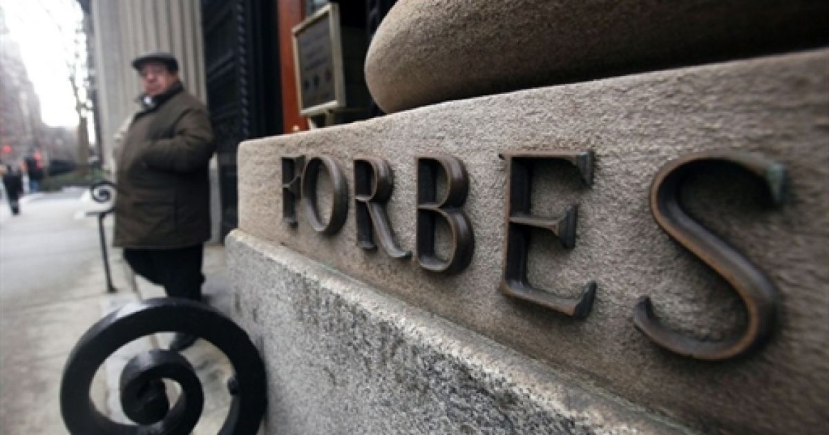 Американский Forbes запретил использовать свой бренд украинскому изданию