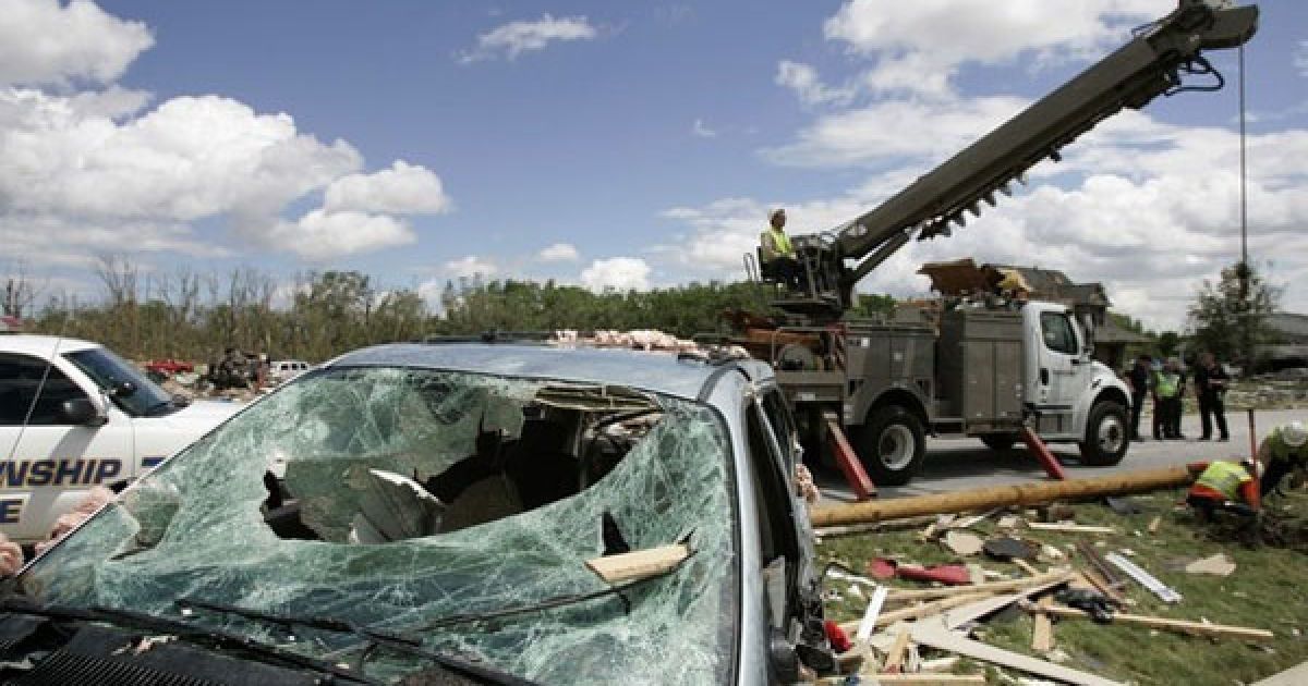 Потужний торнадо пройшовся територією американських штатів Іллінойс, Огайо і Мічиган. / © AFP