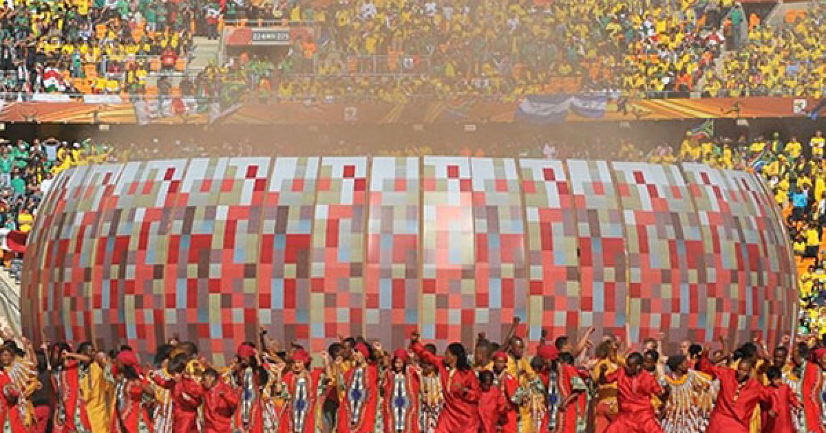 Церемонія відкриття Чемпіонату світу з футболу 2010 у Йоганнесбурзі. / © AFP