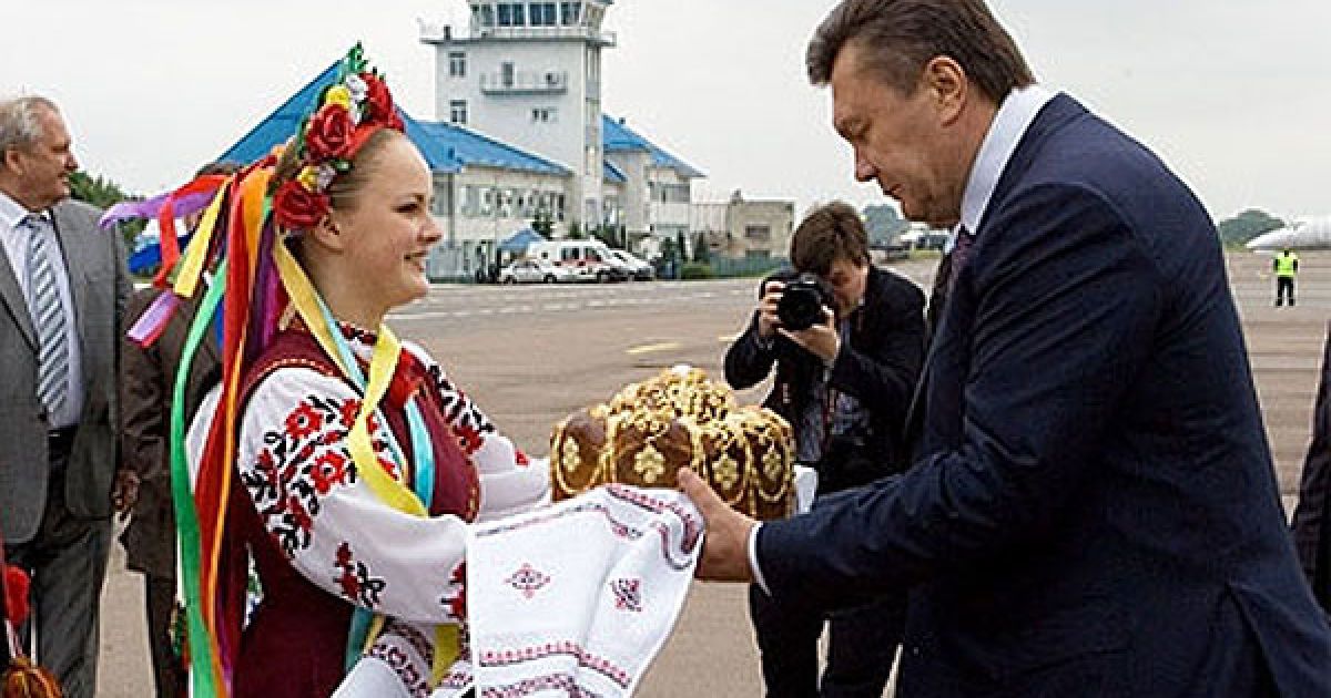 Це був перший візит Віктора Януковича до Львова з моменту обрання президентом.