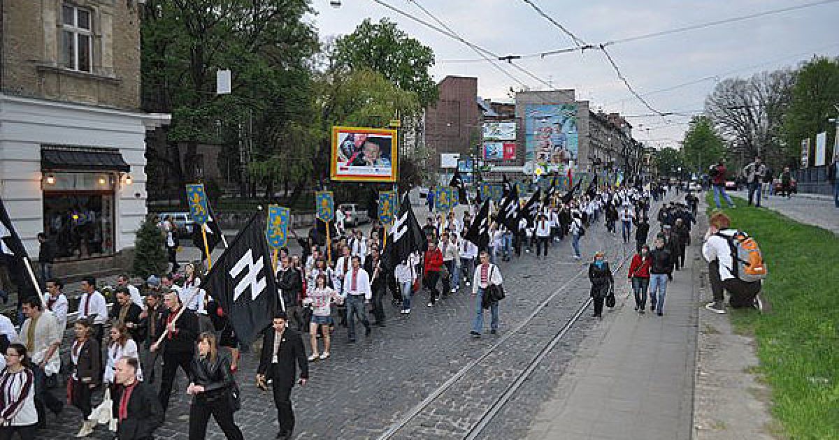 Незважаючи не велику кількість учасників, марш пройшов без ексцесів. / © Opir.Info