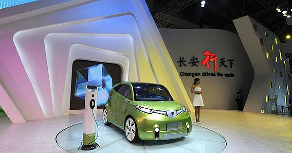 "Зелений" електромобіль Chang'an / © Getty Images/Fotobank