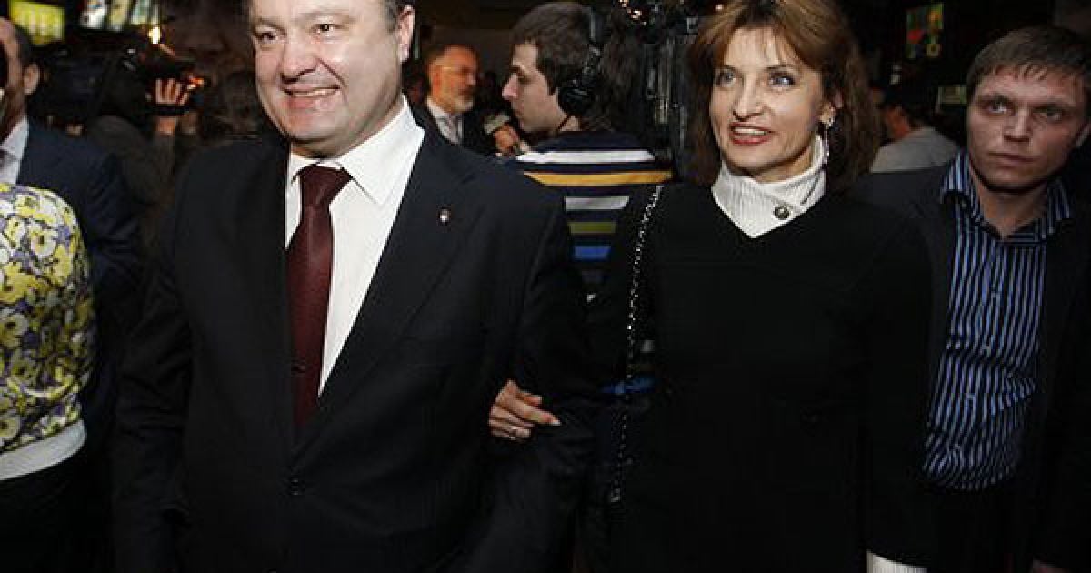 Петро Порошенко з дружиною Мариною. / © УНІАН
