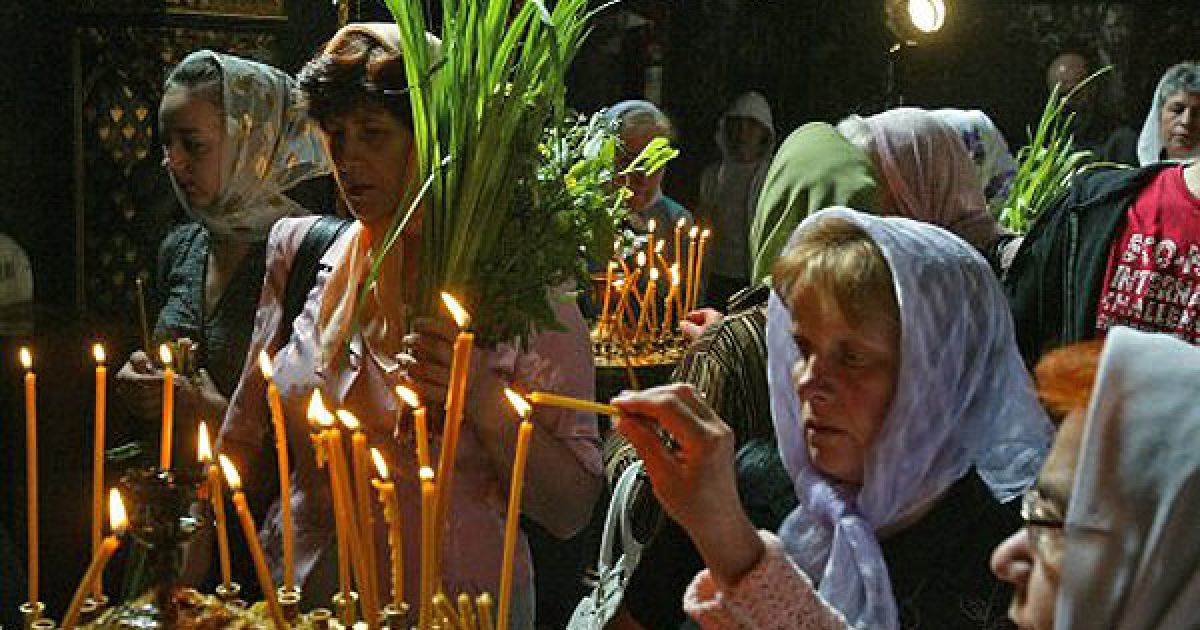 У православ'ї свято Трійці &ndash; подвійне. У неділю святкується День Святої Трійці, а наступного дня &ndash; Духів день (день Духа Святого). / © УНІАН
