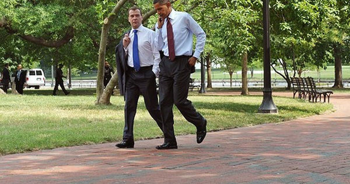 Президент Росії Дмитро Мєдвєдєв вже відвідав низку всесвітньо відомих компаній, офіси яких розташовані в Силіконовій долині: Twitter, Google, Cisco, Apple, Yandex Labs. / © AFP